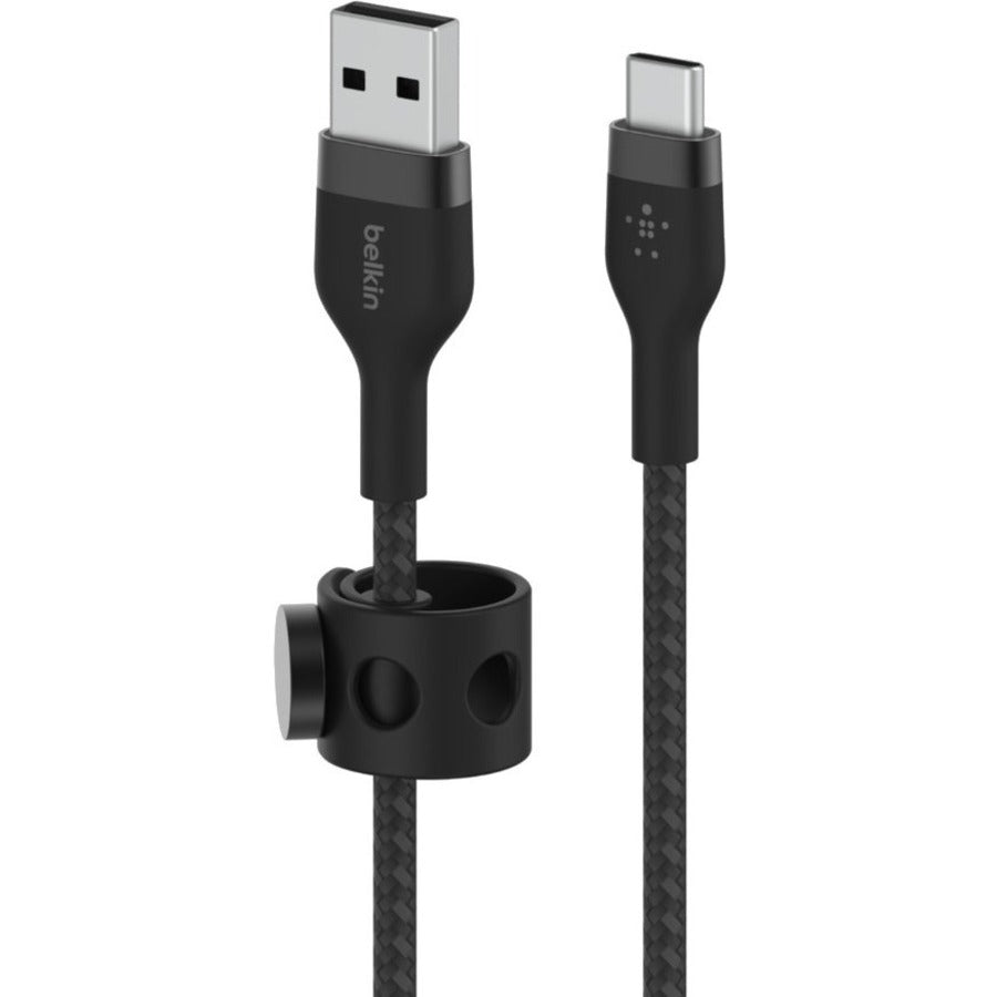 Belkin Boostcharge Pro Flex - USB-C cable - USB-C to USB-A - (1 meter /3.3 foot) CAB010BT1MBK