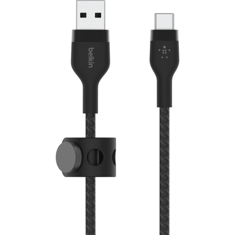 Belkin Boostcharge Pro Flex - USB-C cable - USB-C to USB-A - (1 meter /3.3 foot) CAB010BT1MBK