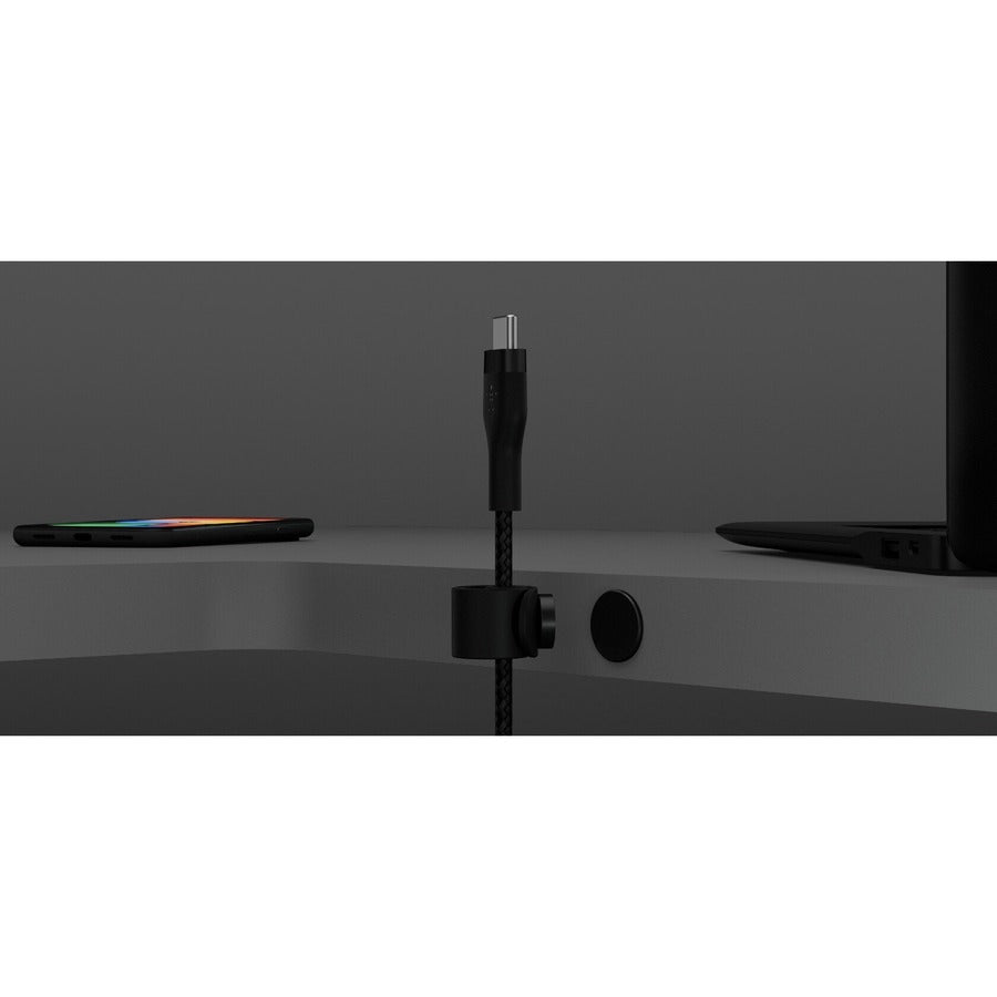 Belkin Boostcharge Pro Flex - USB-C cable - USB-C to USB-A - (1 meter /3.3 foot) CAB010BT1MBK