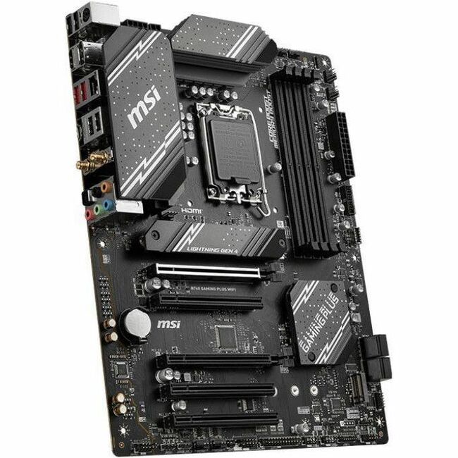 MSI B760 GAMING PLUS WIFI Gaming Desktop Motherboard - Intel B760 Chipset - Socket LGA-1700 - ATX B760GPWIFI