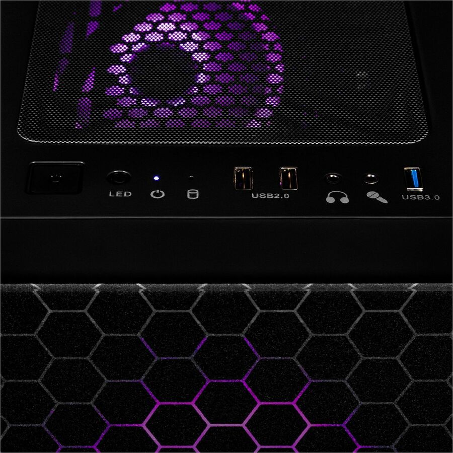 CLX SET TGMSETRTA3503BM Gaming Desktop Computer - AMD Ryzen 7 7700X - 32 GB - 2 TB HDD - 1 TB SSD - Mid-tower - Matte Black TGMSETRTA3503BM