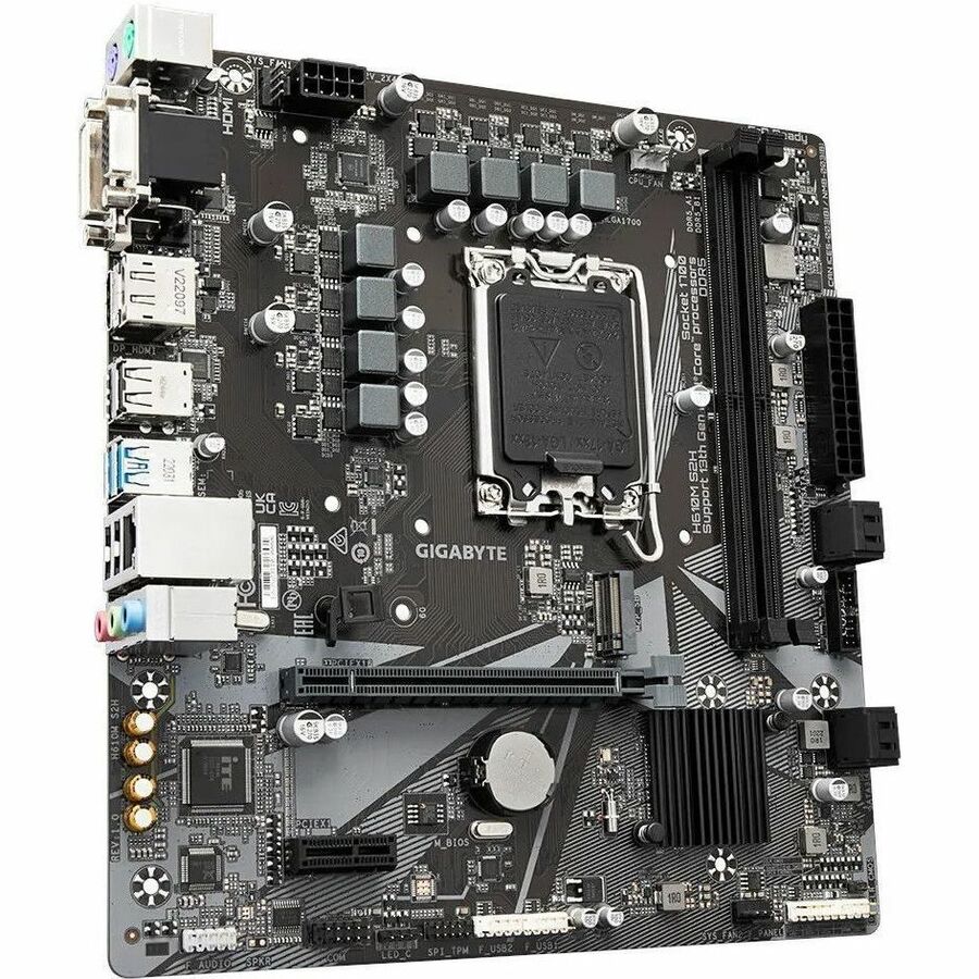 Gigabyte Ultra Durable H610M S2H Gaming Desktop Motherboard - Intel H610 Chipset - Socket LGA-1700 - Micro ATX H610M S2H