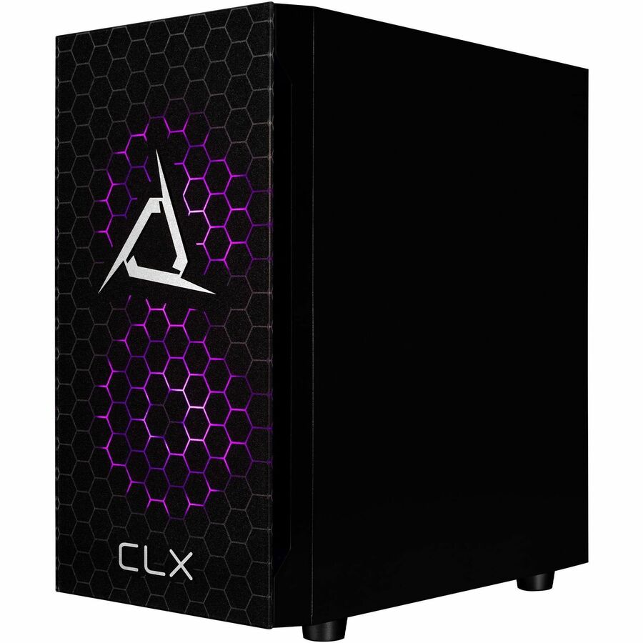 CLX SET TGMSETRTA3503BM Gaming Desktop Computer - AMD Ryzen 7 7700X - 32 GB - 2 TB HDD - 1 TB SSD - Mid-tower - Matte Black TGMSETRTA3503BM