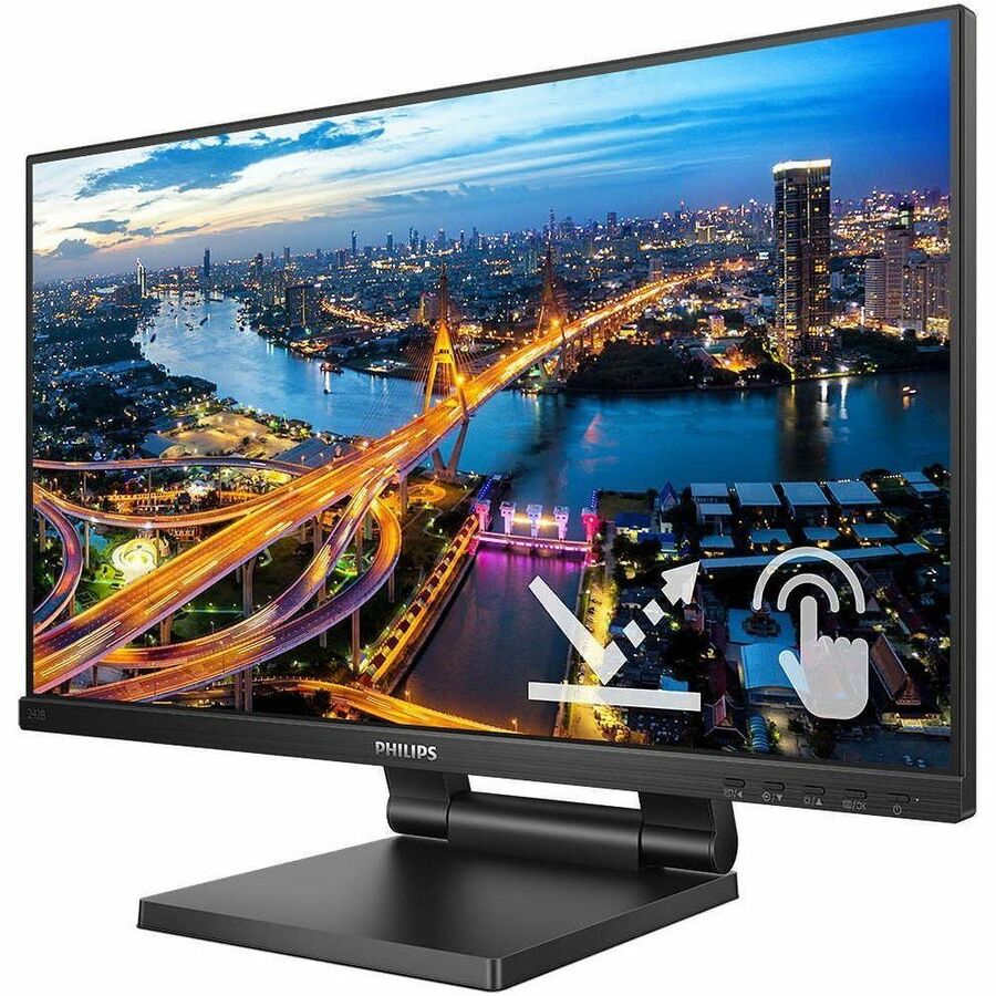 PHILIPS 242B1TC - 24 inch Touch Monitor, LED, FHD, VGA, DP, HDMI, 4 Year Manufacturer Warranty - 24" 242B1TC