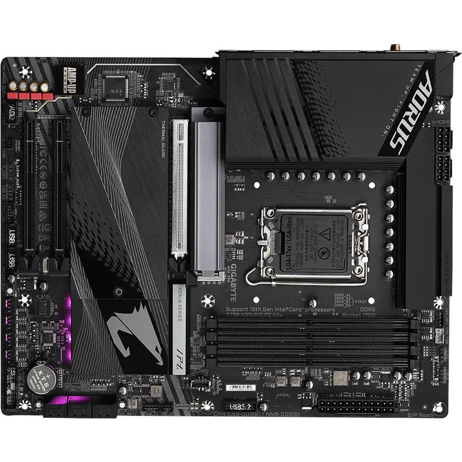 Aorus Z790 ELITE AX Desktop Motherboard - Intel Z790 Chipset - Socket LGA-1700 - ATX Z790 AORUS ELITE AX