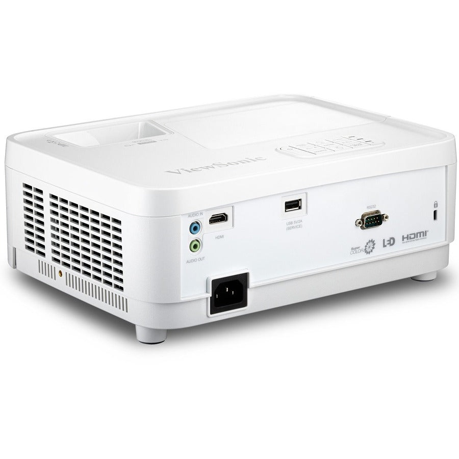Viewsonic LS510WH-2 3000 Lumens WXGA Laser Projector with Wide Color Gamut and 360-Degree Orientation for Business and Education LS510WH-2