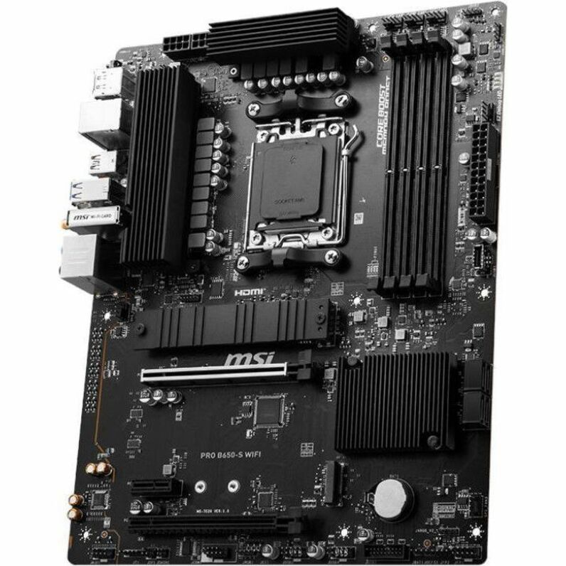 MSI PRO B650-S WIFI Desktop Motherboard - AMD B650 Chipset - Socket AM5 - ATX PRO B650-S WIFI