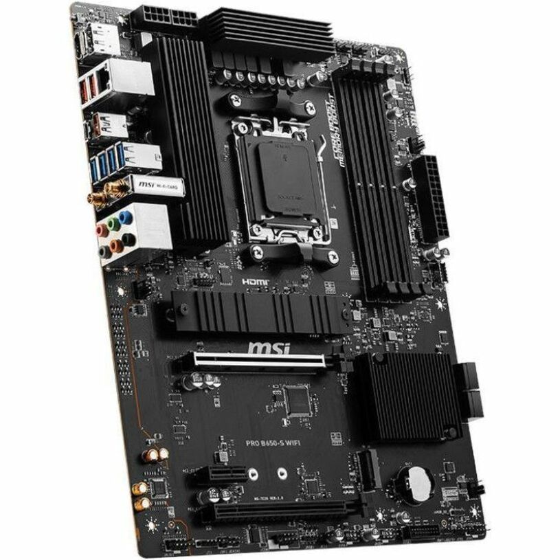 MSI PRO B650-S WIFI Desktop Motherboard - AMD B650 Chipset - Socket AM5 - ATX PRO B650-S WIFI