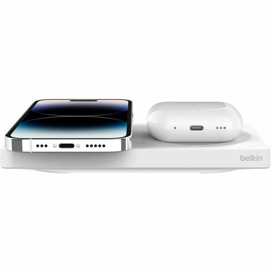 Belkin BoostCharge Pro MagSafe 2-in-1 Charging Pad WIZ019ttWH