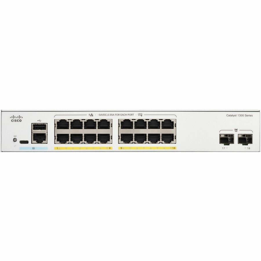 Cisco Catalyst C1300-16FP-2G Ethernet Switch C1300-16FP-2G