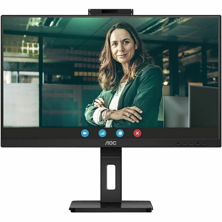 AOC Q27P3CW 27" Class Webcam UW-UXGA LCD Monitor - 16:9 - Textured Black Q27P3CW