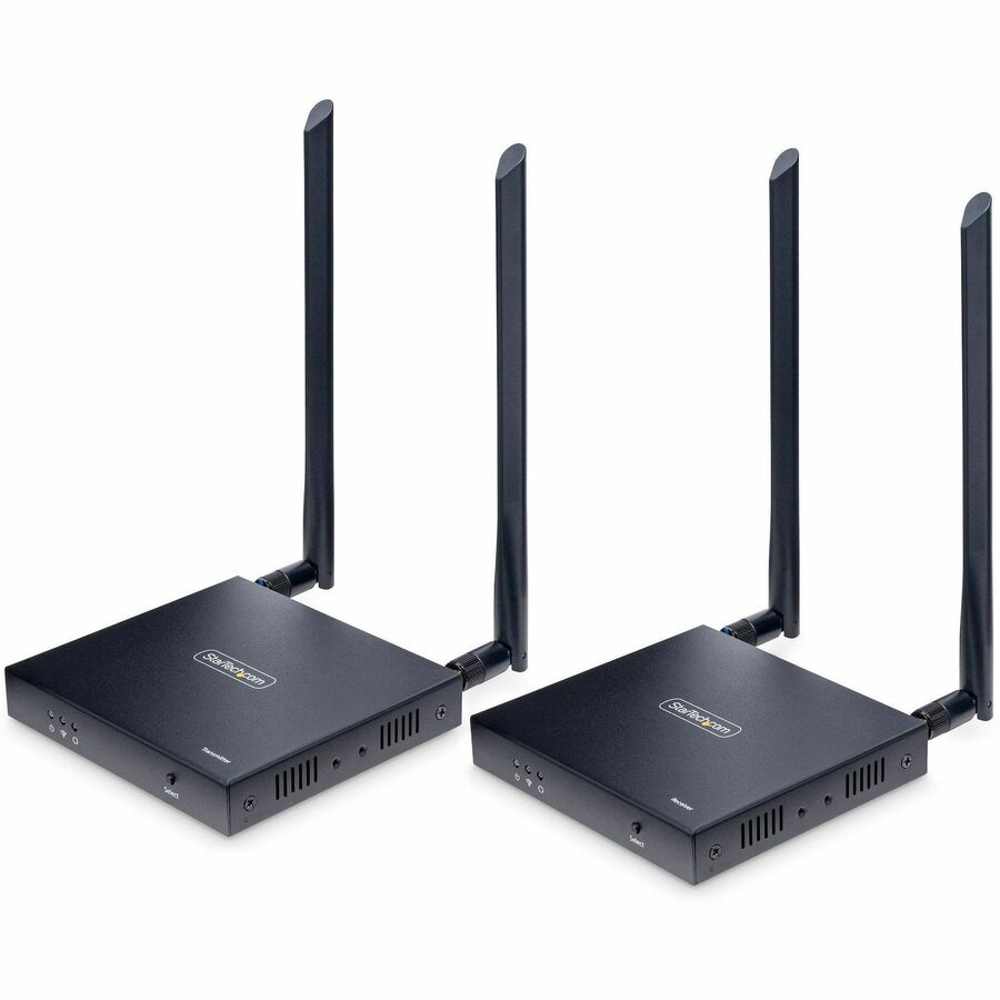 StarTech.com Wireless HDMI Extender, 4K 60Hz, Transmitter and Receiver Kit, Up to 165ft (50m), No Line-Of-Sight Required, IR Extension ST121WHDS2