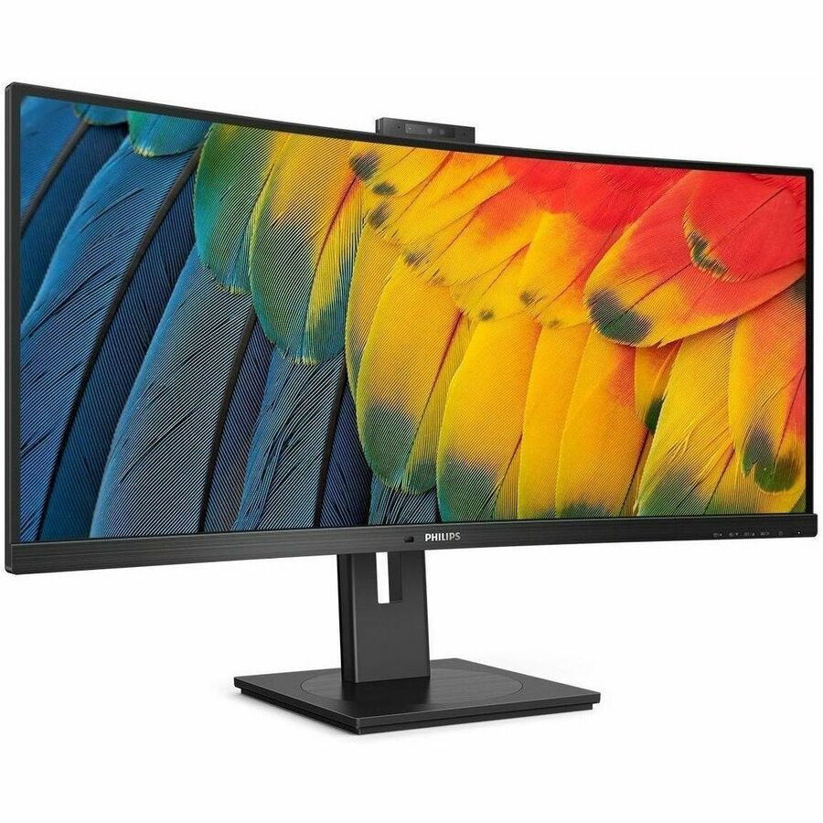 PHILIPS 34B1U5600CH 34 inch Monitor, Cuved , LED, UltraWide QHD, USB-C (100W), Webcam, 4 Year Manufacturer Warranty- 34" 34B1U5600CH