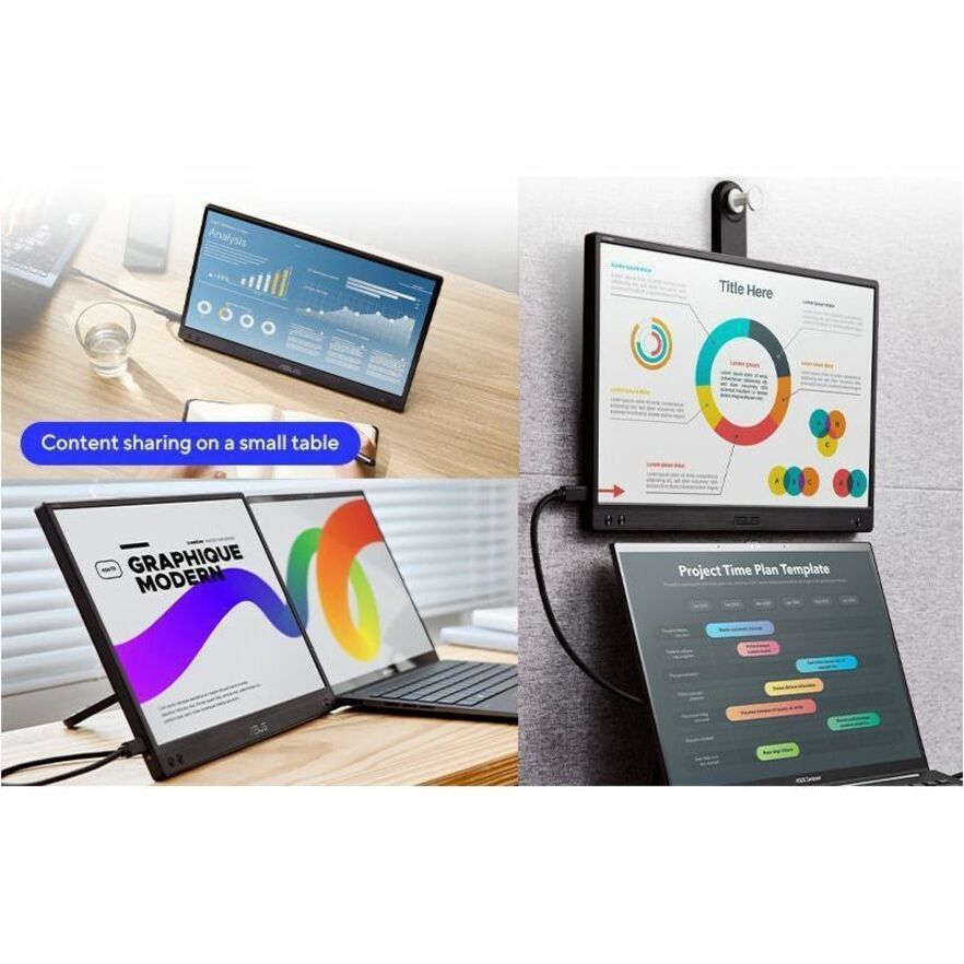 Asus ZenScreen MB166CR 16" Class Full HD LED Monitor - 16:9 MB166CR