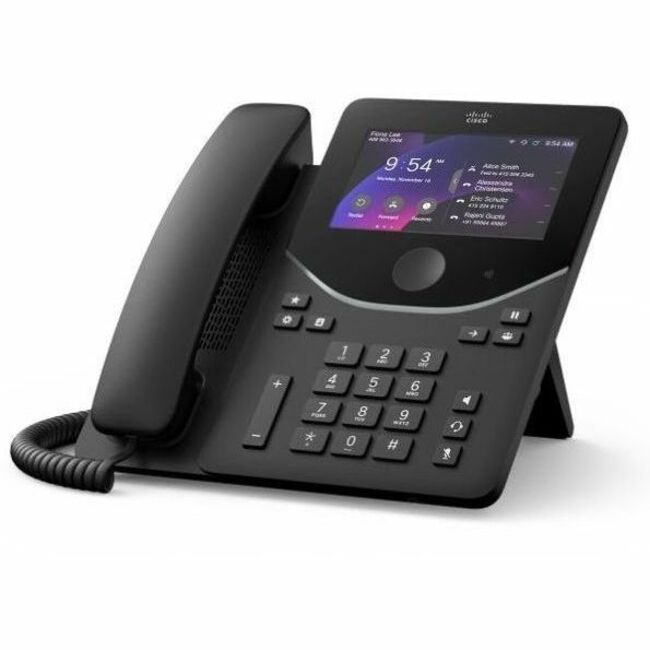 Cisco DP-9871 IP Phone - Corded - Corded/Cordless - Bluetooth, Wi-Fi - Desktop, Wall Mountable - Carbon Black DP-9871-K9=