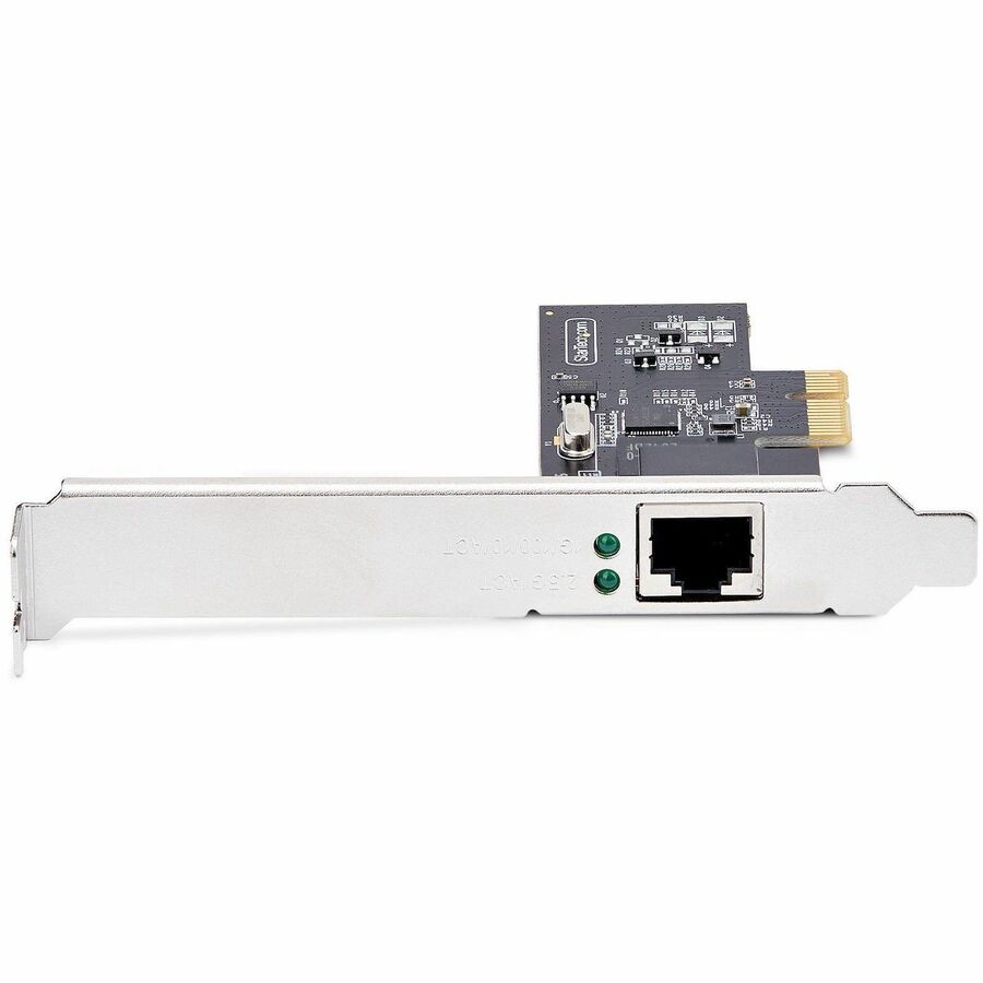 StarTech.com 1-Port 2.5G NBASE-T PCIe Network Card, Computer Network Interface Card, Intel®I225-V; Single-Port Ethernet, Multi-Gigabit NIC PR12GI-NETWORK-CARD