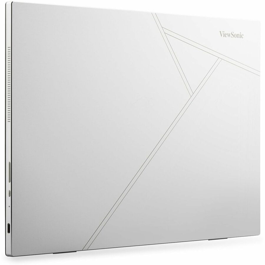 ViewSonic VG1656-2K 16 Inch WQXGA 1600p IPS Portable Monitor with 2 Way Powered 65W USB C, and Built-in Stand with Smart Cover VG1656-2K