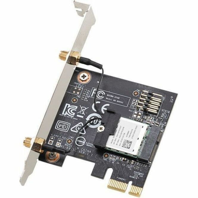 MSI HERALD-BE NCM865 IEEE 802.11be Bluetooth 5.4 Tri Band Wi-Fi/Bluetooth Combo Adapter HERALDBNCM865