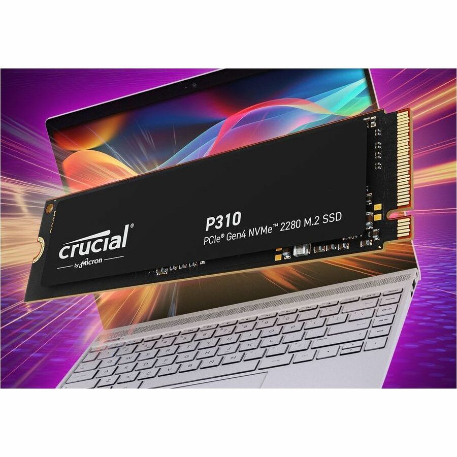 Crucial P310 500 GB Solid State Drive - M.2 2280 Internal - PCI Express NVMe (PCI Express NVMe 4.0 x4) CT500P310SSD8