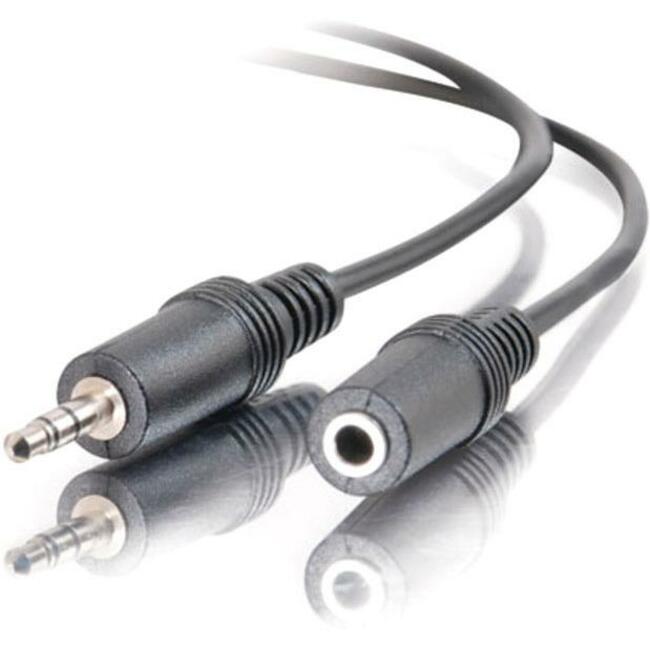 C2G 25ft 3.5mm M/F Stereo Audio Extension Cable 40409