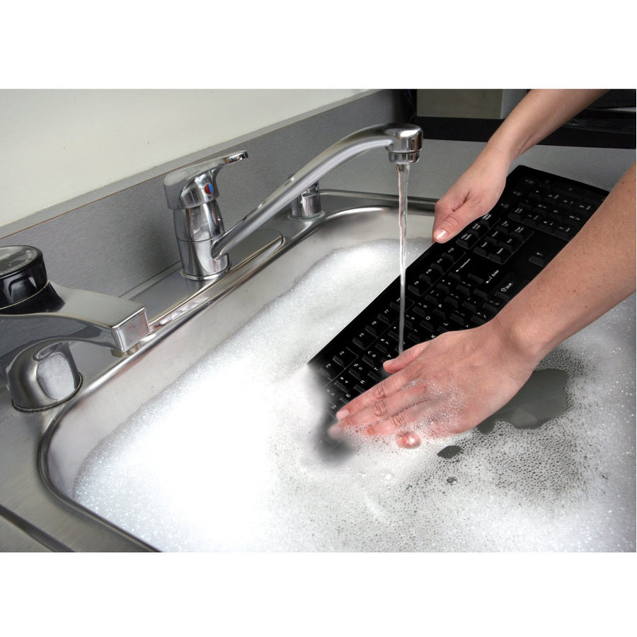 Kensington K64406US Washable USB/PS2 Keyboard K64406US