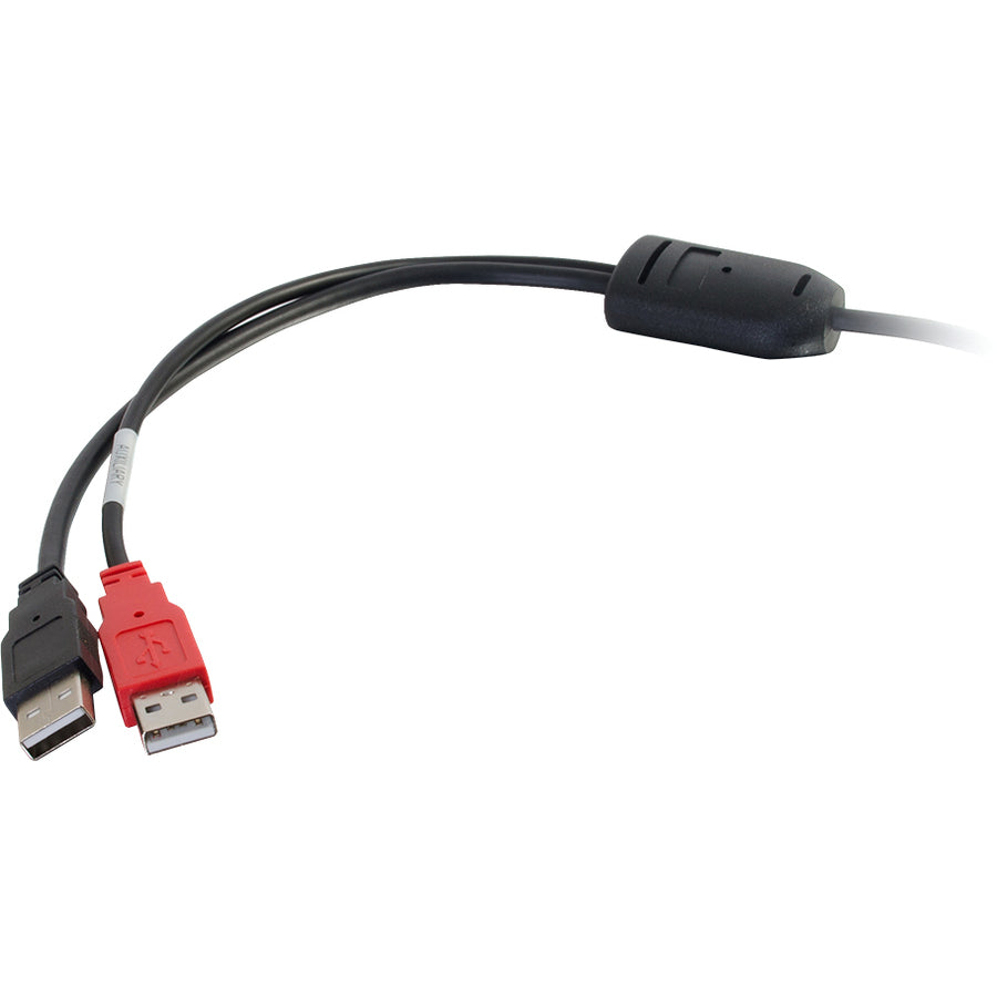 C2G 6ft USB A to USB B Y-Cable - Dual USB A to USB B Cable - USB 2.0 - M/M 28108