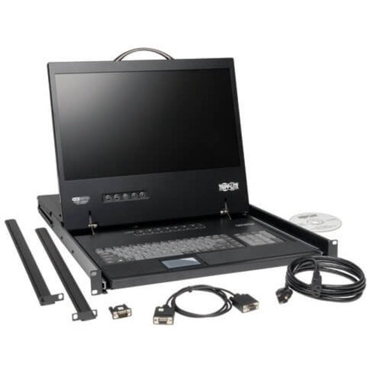 Tripp Lite by Eaton NetController 16-Port 1U Rack-Mount Console KVM Switch with 19-in. LCD, TAA B040-016-19