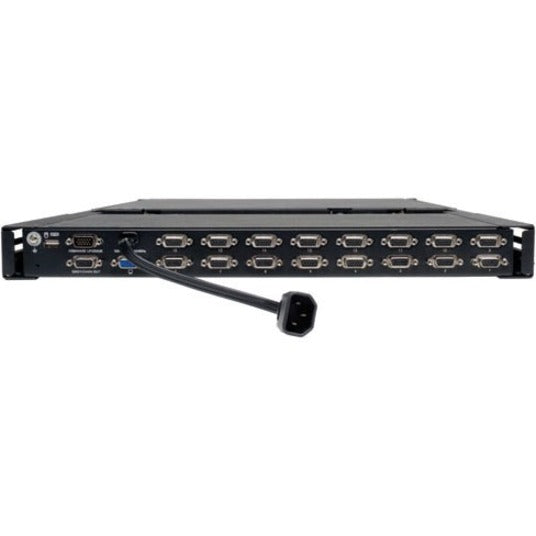 Tripp Lite by Eaton NetController 16-Port 1U Rack-Mount Console KVM Switch with 19-in. LCD, TAA B040-016-19