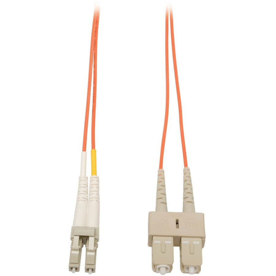 Eaton Tripp Lite Series Duplex Multimode 62.5/125 Fiber Patch Cable (LC/SC), 3M (10 ft.) N316-03M