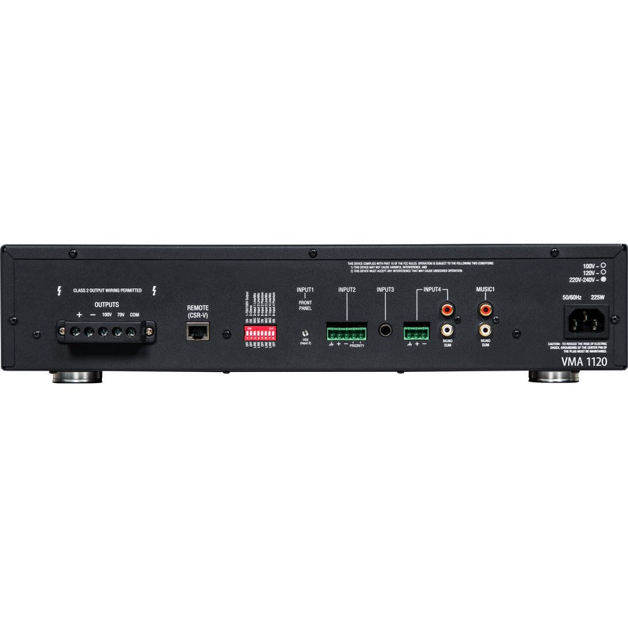 JBL Commercial VMA1120 Amplifier - 120 W RMS - 1 Channel - Black NVMA1120-0-US