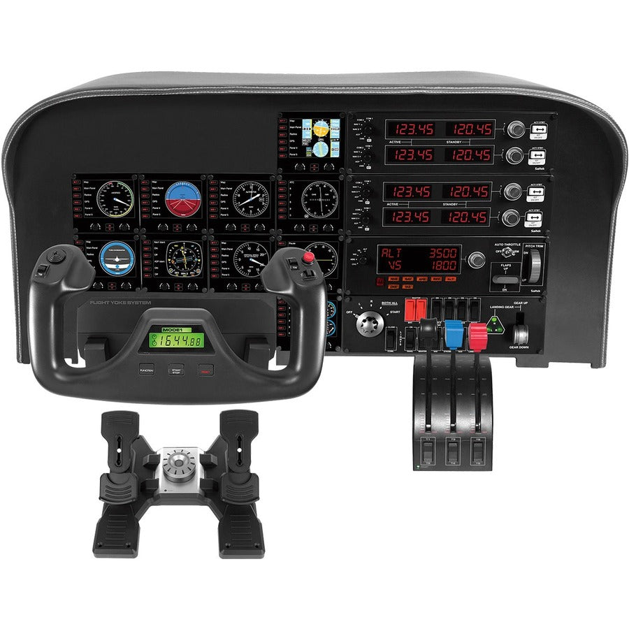Saitek Flight Throttle Quadrant Professional Simulation Axis Levers 945-000032