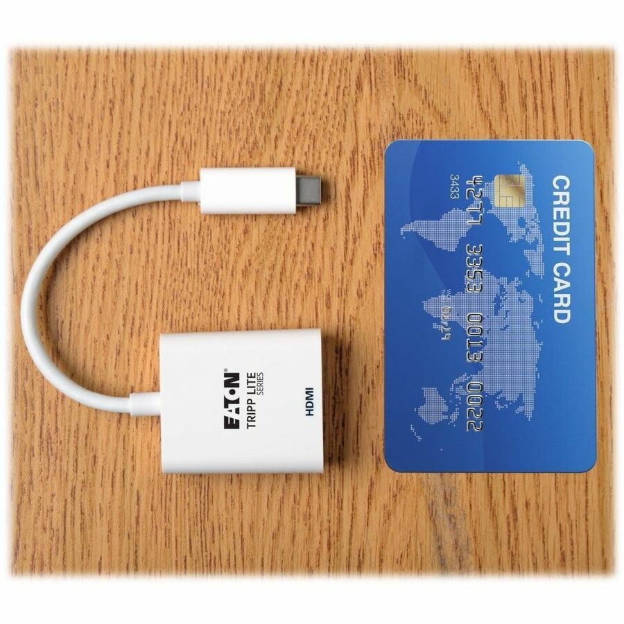 Eaton Tripp Lite Series USB-C to HDMI Adapter (M/F) - 4K 60 Hz, HDCP 2.2, White U444-06N-HD4K6W