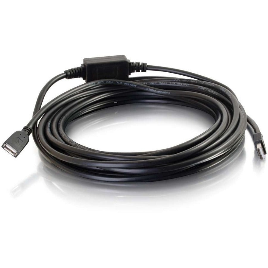 C2G 32ft USB to USB Extension Cable - USB A to USB A - Active - M/F 39011