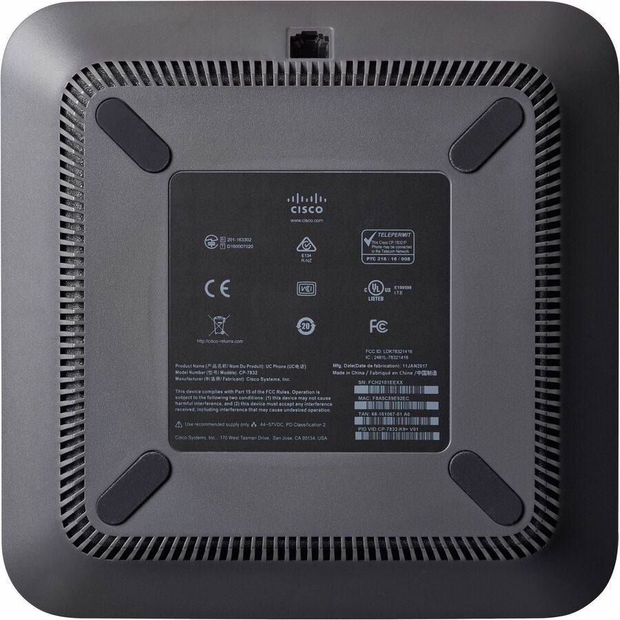 Cisco 7832 IP Conference Station - Corded CP-7832-3PW-NA-K9=