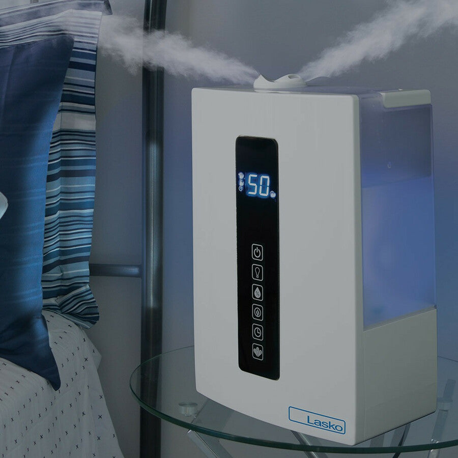 Lasko Quiet Ultrasonic Digital Warm and Cool Mist Humidifier UH300