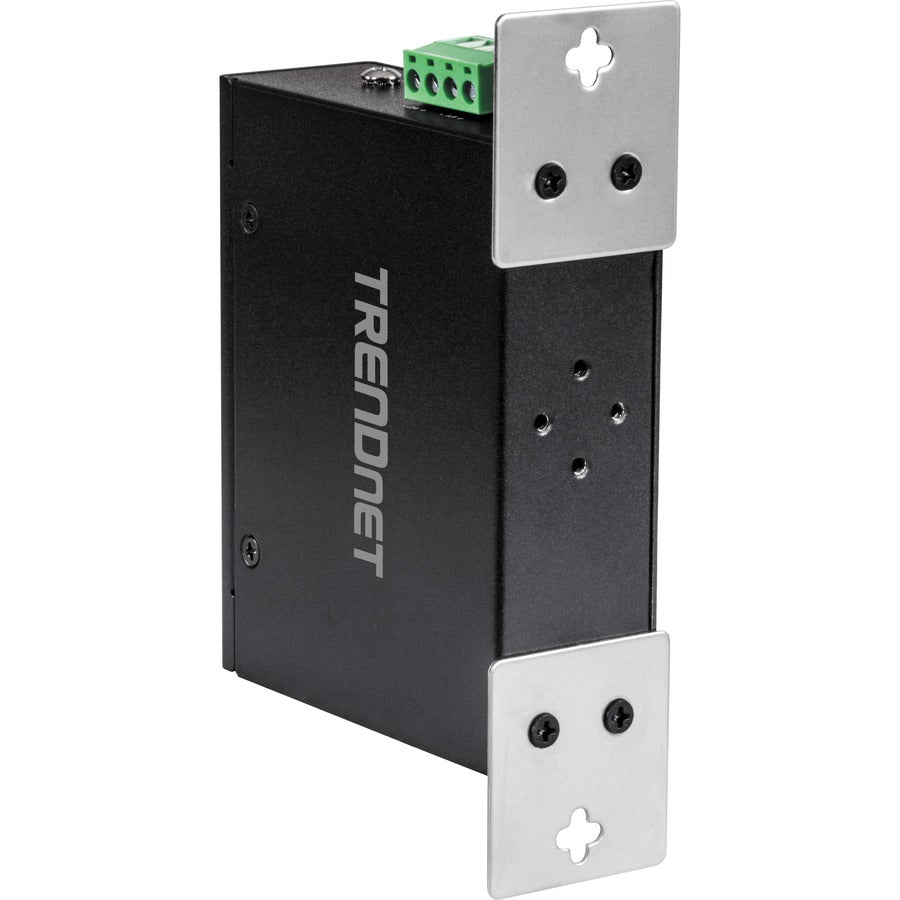 TRENDnet 5-Port Industrial Unmanaged Fast Ethernet DIN-Rail Switch, 5 x Fast Ethernet Ports, IP30, Operating Temperature Range of (- 40 - 75 °C (- 40 - 167 °F), Lifetime Protection, Black, TI-E50 TI-E50