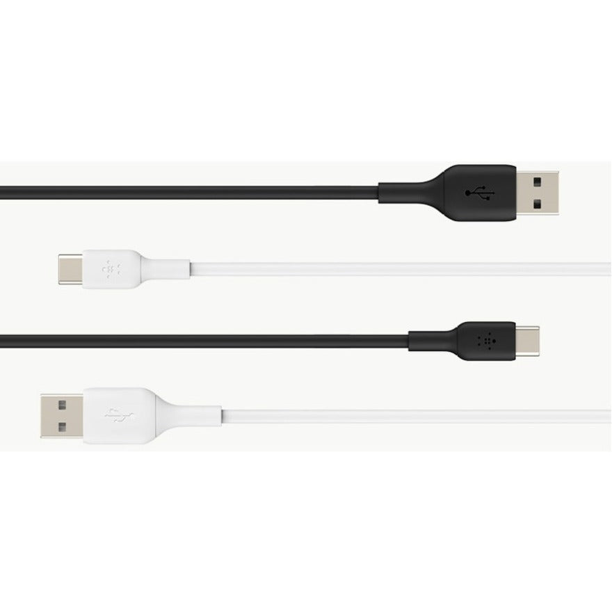 Belkin USB-C to USB-A Cable (2m / 6.6ft, White) CAB001BT2MWH