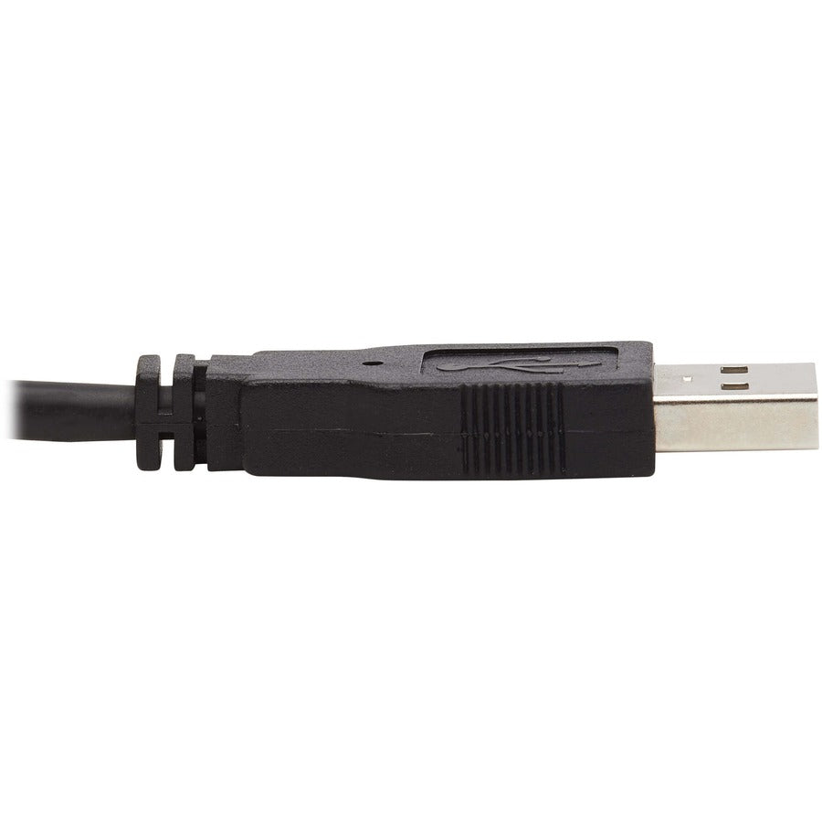 Tripp Lite by Eaton Dual DisplayPort KVM Cable Kit - DP, USB, 3.5 mm Audio (3xM/3xM) + DP (M/M), 4K, 4:4:4, 6 ft. (1.83 m), Black P783-006-DP