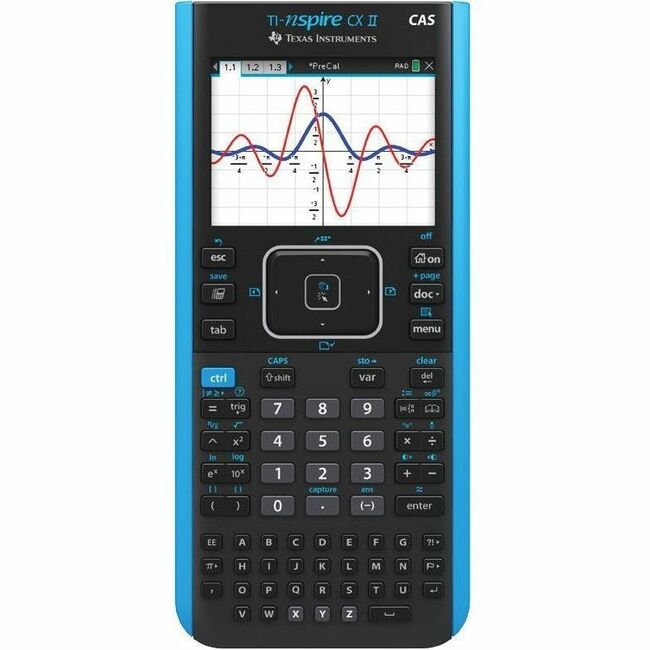 Texas Instruments TI-Nspire CX II CAS Graphing Calculator NSCXCAS2/TBL/2L1/A