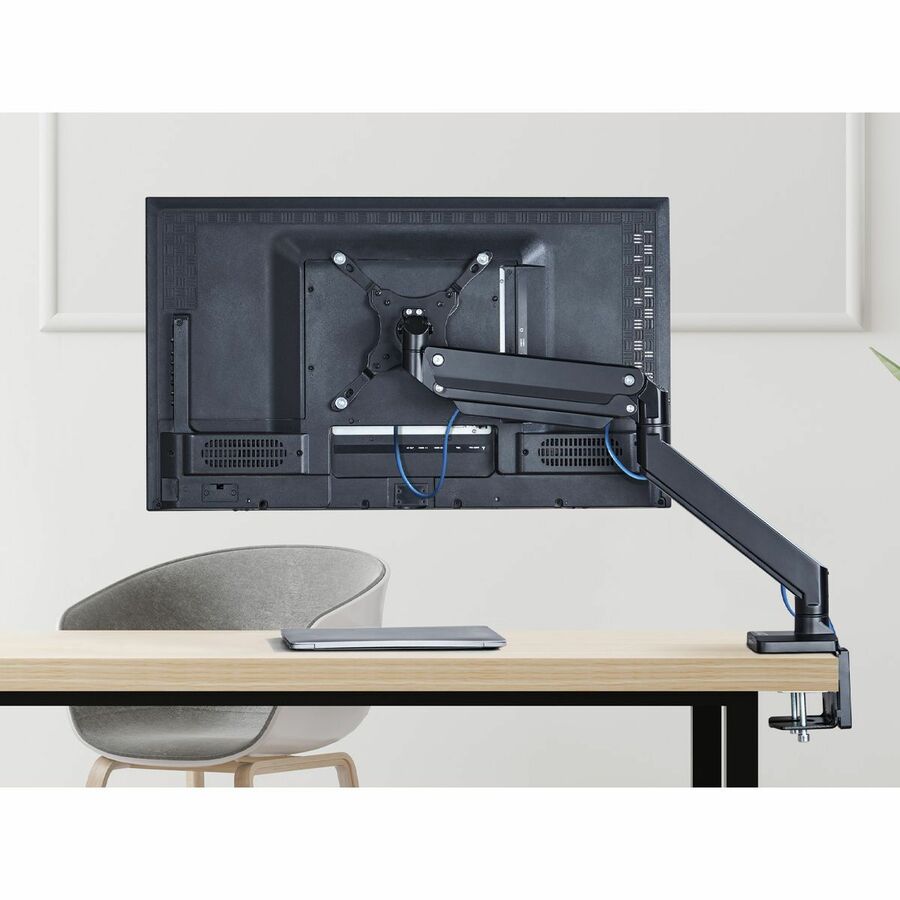Single Monitor Heavy-Duty Premium Gas Spring Desk Mount - 17" to 43" , VESA 75x75, 100x100, 200x200mm CE-MT2Z11-S1