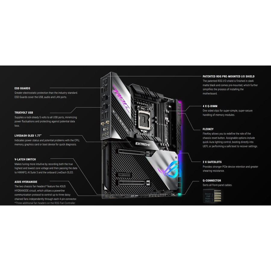 Asus ROG Maximus XIII Extreme Desktop Motherboard - Intel Z590 Chipset - Socket LGA-1200 - Intel Optane Memory Ready - Extended ATX ROG MAXIMUS XIII EXTREME