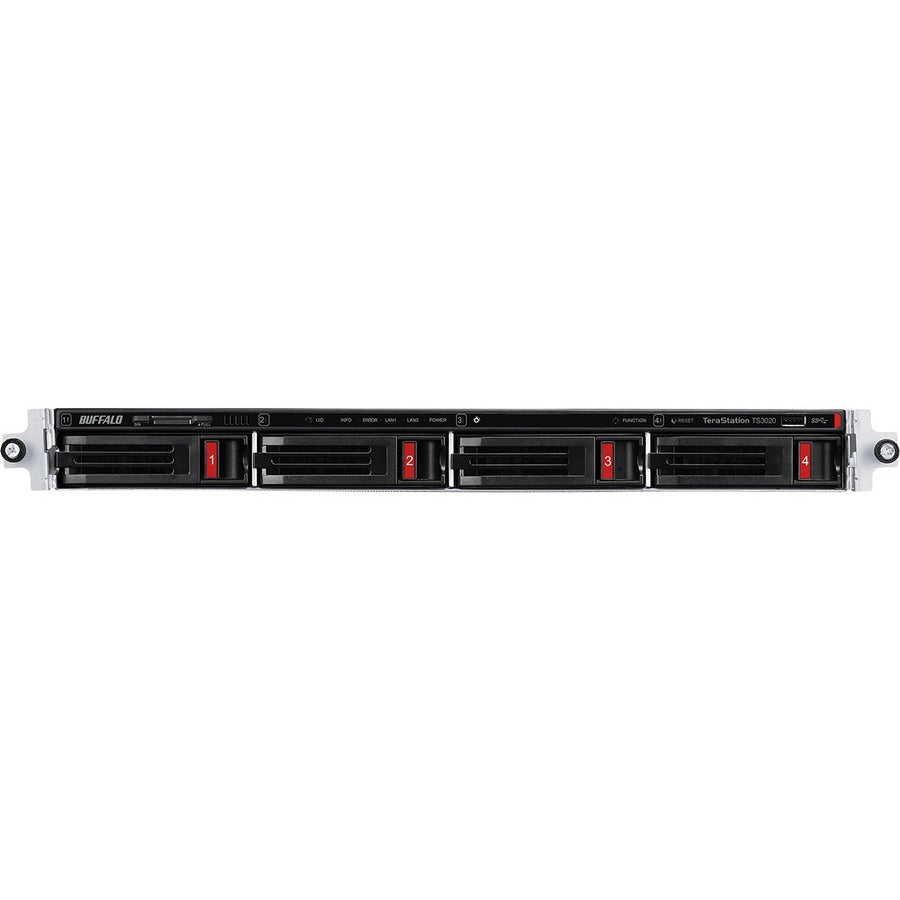 BUFFALO TeraStation 3420 4-Bay SMB 8TB (4x2TB) Rackmount NAS Storage w/ Hard Drives Included TS3420RN0804
