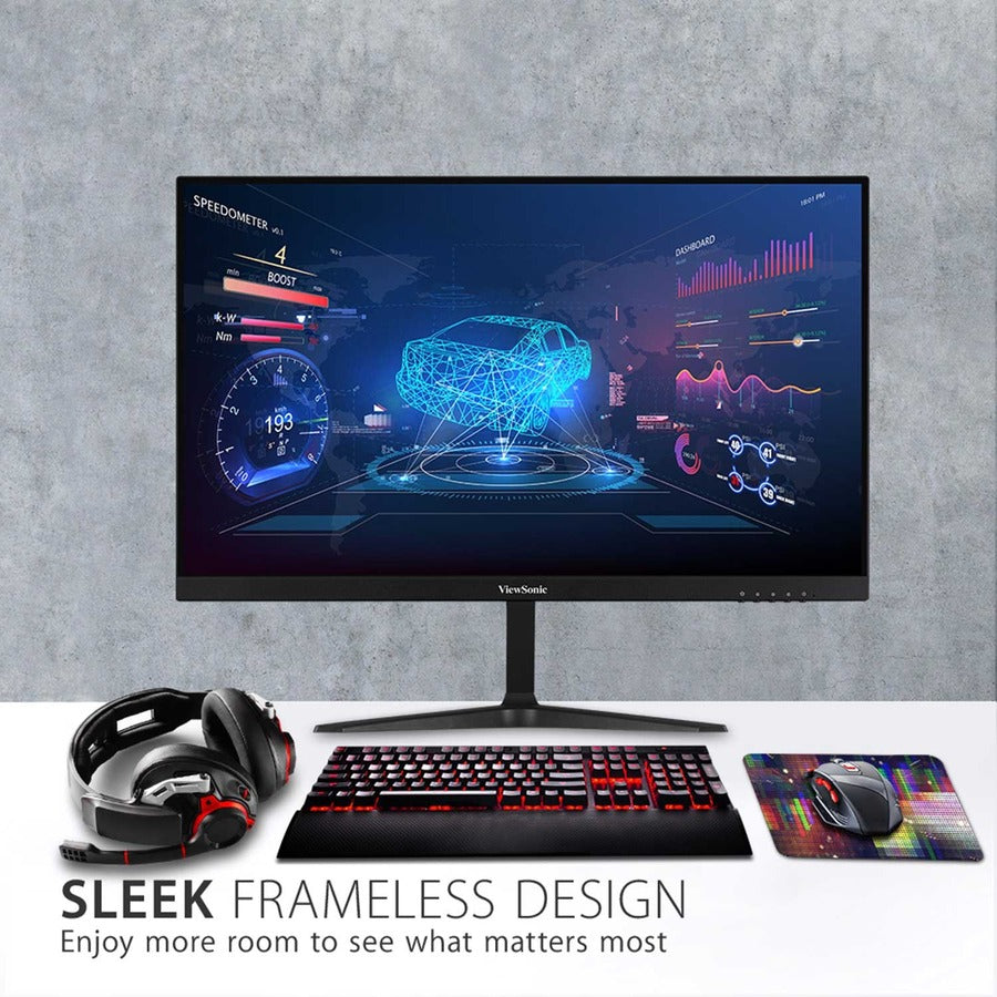 ViewSonic OMNI VX2418-P-MHD 24 Inch 1080p 1ms 165Hz Gaming Monitor with FreeSync Premium, Eye Care, HDMI and DisplayPort VX2418-P-MHD