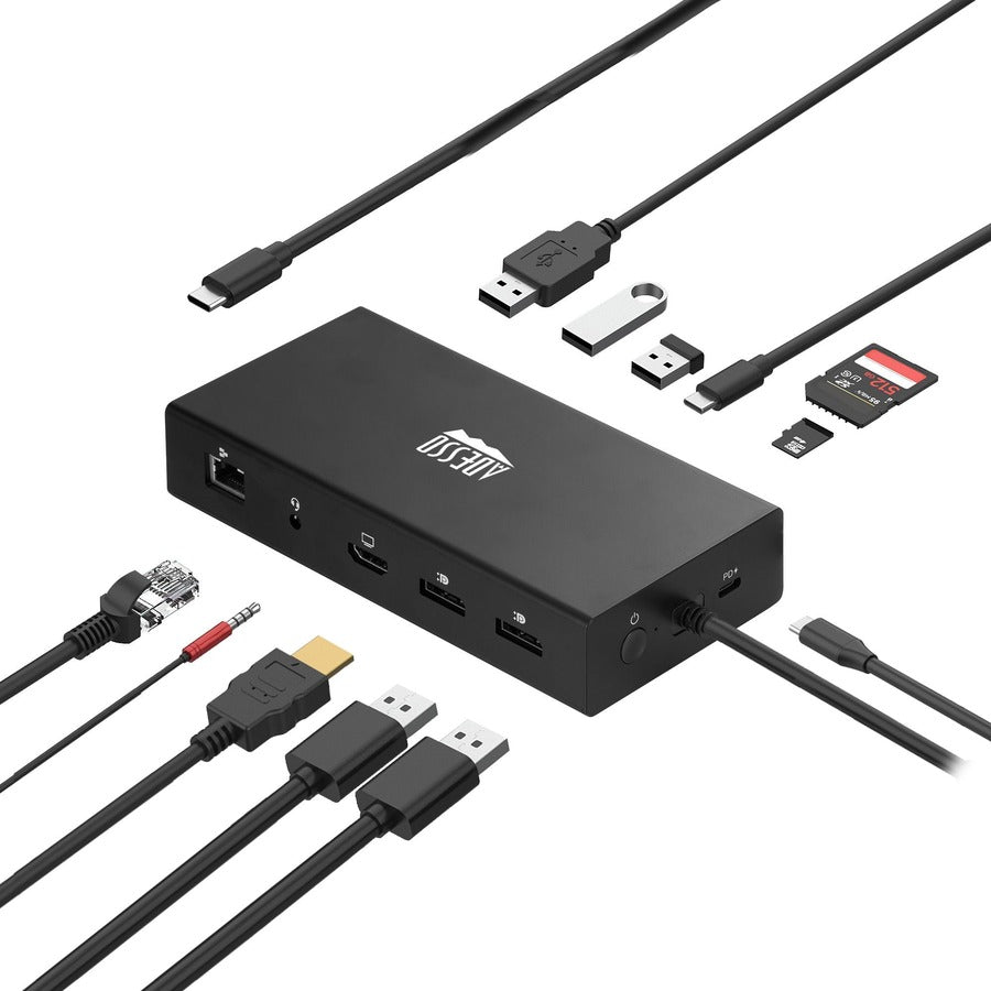 Adesso 12-in-1 USB-C Multi-Port Docking Station (TAA Compliant) AUH-4060