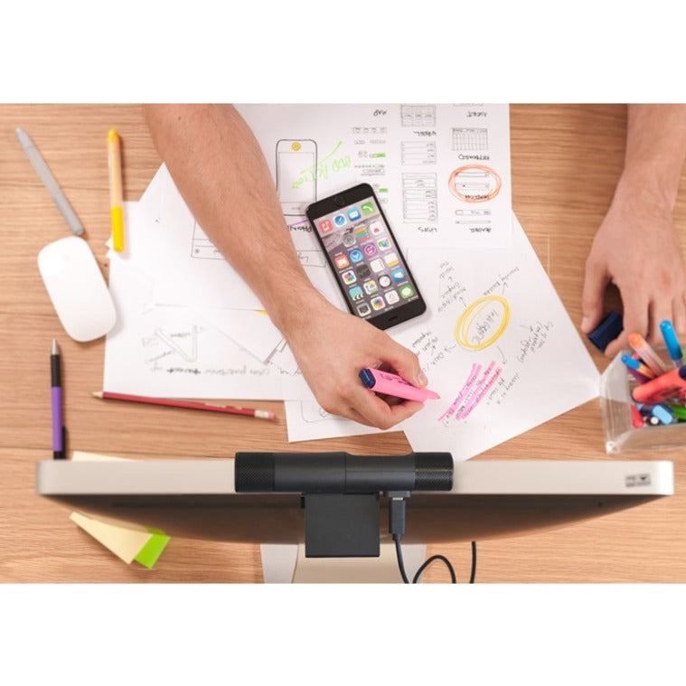 AVerMedia DualCam PW313D Video Conferencing Camera - 5 Megapixel - 30 fps - Black - USB 2.0 - 1 Pack(s) - TAA and NDAA Compliant PW313D