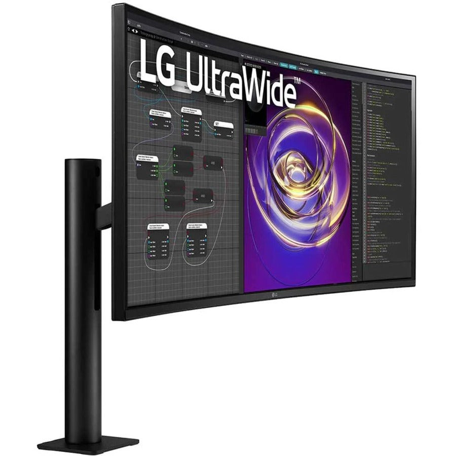 LG Ultrawide 34BP88CN-B 34" Class UW-QHD Curved Screen LCD Monitor - 21:9 - Black 34BP88CN-B