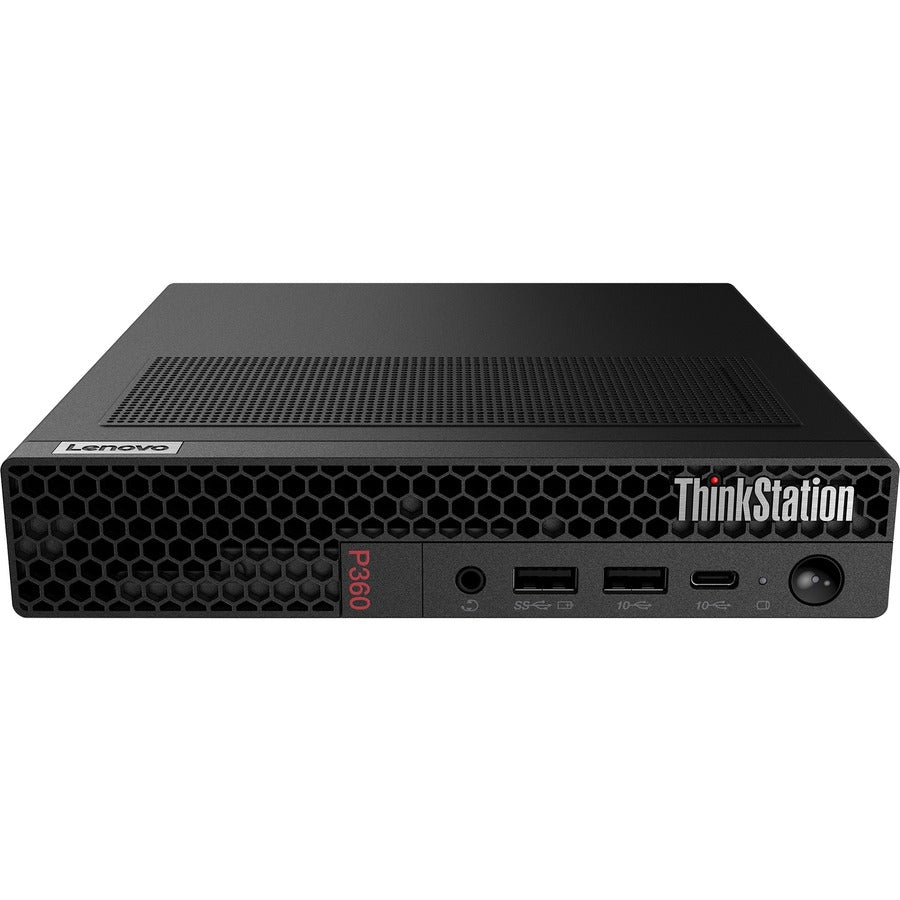 Lenovo ThinkStation P360 30FA001CUS Workstation - 1 x Intel Core i5 12th Gen i5-12500 - 16 GB - 512 GB SSD - Tiny - Black 30FA001CUS