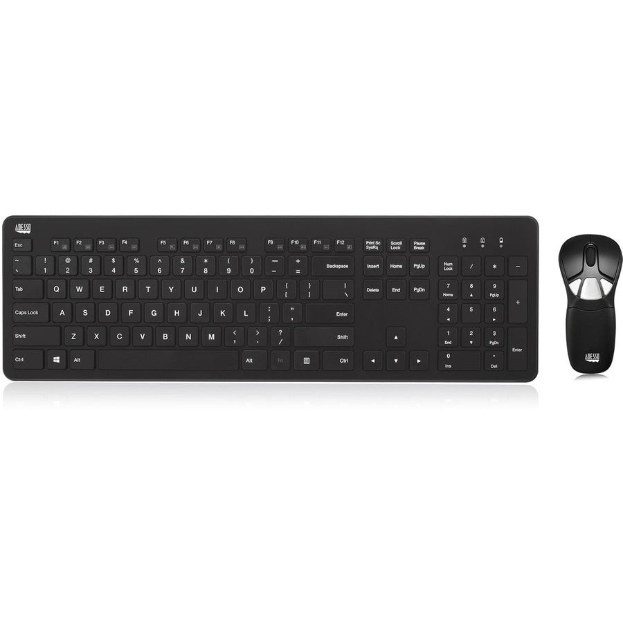 Adesso Air Mouse Go Plus With Full Size Keyboard WKB-5300CB