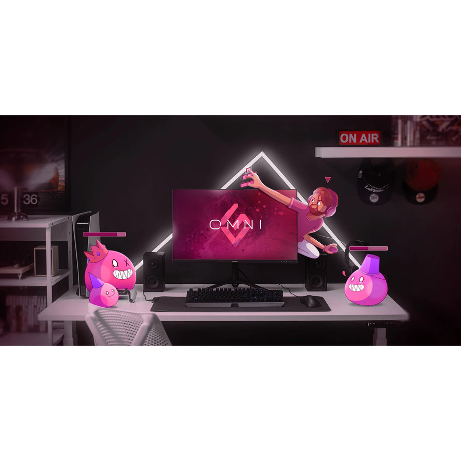 ViewSonic VX2728J-2K 27 Inch Gaming Monitor 1440p 180hz 0.5ms IPS w/ FreeSync Premium, Advanced Ergonomics, HDMI, and DisplayPort VX2728J-2K