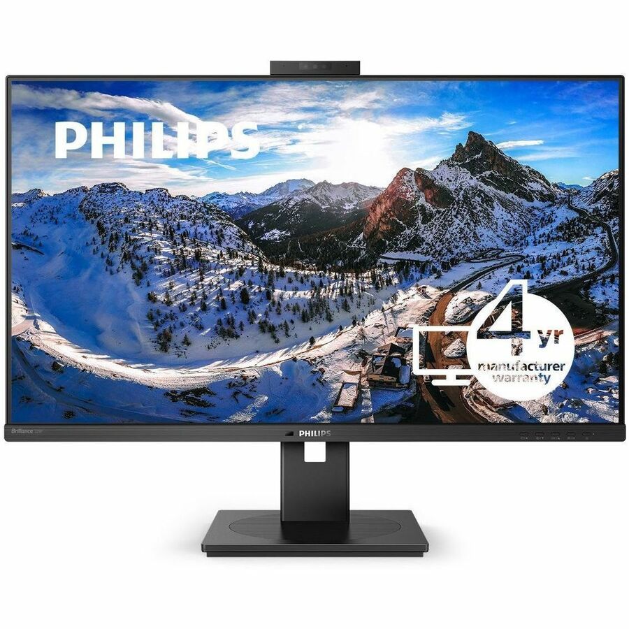 PHILIPS 329P1H - 32 inch Monitor, LED, 4K UHD, webcam, USB-C (90W), RJ45, USB-Hub, 4 Year Manufacturer Warranty - 32" 329P1H